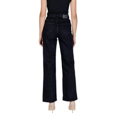 Black Cotton Mom Jeans