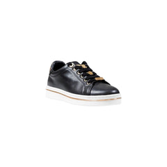 Black Polyethylene Low Top Sneakers