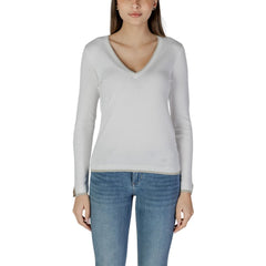 White Viscose Sweatshirt