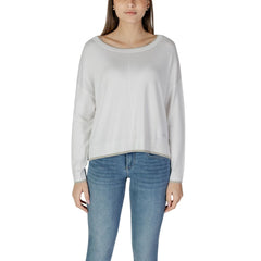 White Viscose Sweatshirt