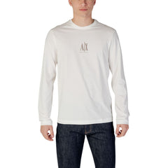 Cream Cotton Long Sleeve T-Shirt