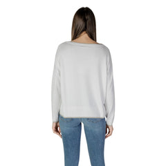 White Viscose Sweatshirt