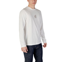 Cream Cotton Long Sleeve T-Shirt