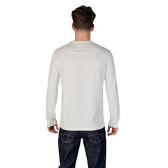 Cream Cotton Long Sleeve T-Shirt