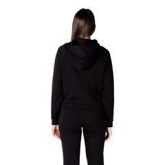 Black Viscose Hoodie