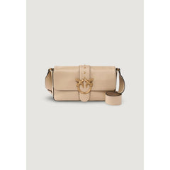 Beige Leather Handbag