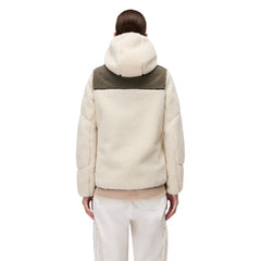 Beige Recycled Polyester Hoodie