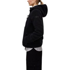 Black Recycled Polyester Hoodie