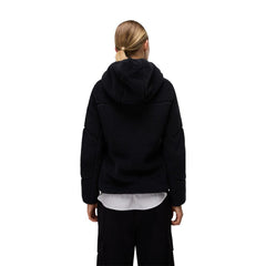 Black Recycled Polyester Hoodie