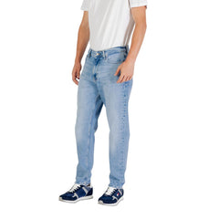 Light Blue Recycled Cotton Slim Fit Jeans
