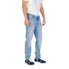Light Blue Recycled Cotton Slim Fit Jeans