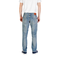 Blue Recycled Cotton Skinny Jeans