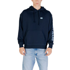 Blue Recycled Cotton Hoodie