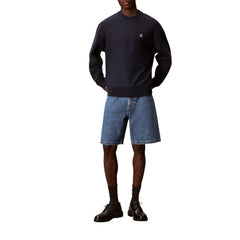 بلوزة قطنية زرقاء