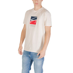 Beige Recycled Cotton T-Shirt