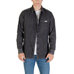 قميص جينز أسود