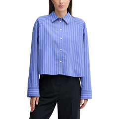 Blue Cotton Blouse