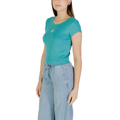 تي شيرت قطني أزرق