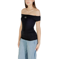 تي شيرت قطن أسود