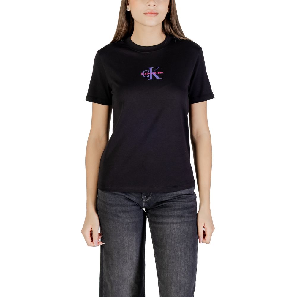 Black Cotton T-Shirt
