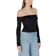 Black Recycled Cotton Long Sleeve T-Shirt