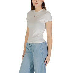 تي شيرت قطن أبيض