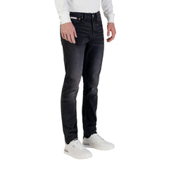 Blue Cotton Skinny Jeans