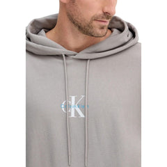 Gray Cotton Hoodie