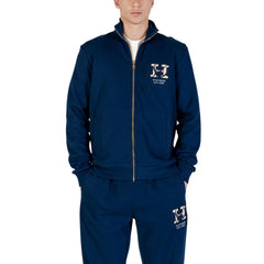 Blue Recycled Cotton Sweatshirt