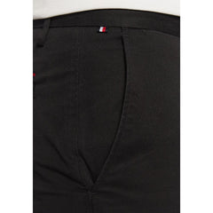 Black Recycled Cotton Skinny Pants