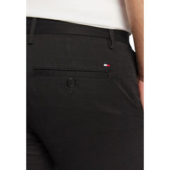 Black Recycled Cotton Skinny Pants
