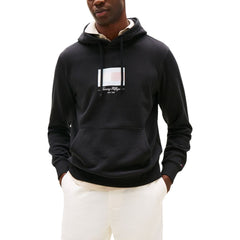 Black Recycled Cotton Hoodie