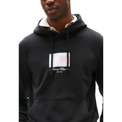 Black Recycled Cotton Hoodie