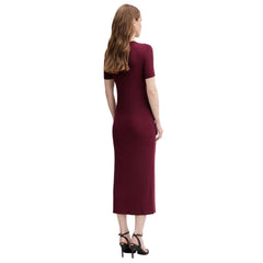 Bordeaux Modal Long Dress