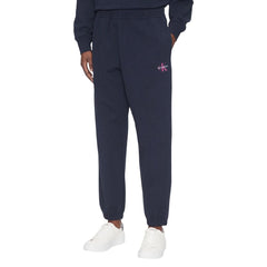 بنطال رياضي قطني أزرق (بنطال تمرين)