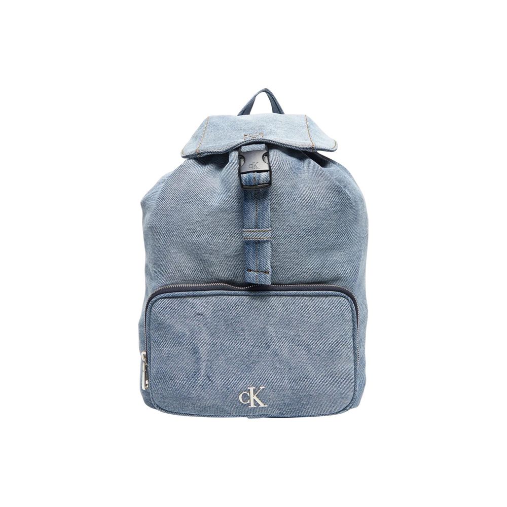 Blue Cotton Backpack