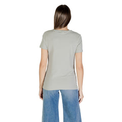 تي شيرت قطني أخضر