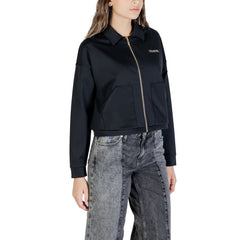 سويت شيرت أسود من البولي أميد