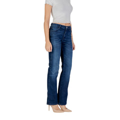 Blue Cotton Mom Jeans
