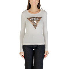 Cream Cotton Long Sleeve T-Shirt