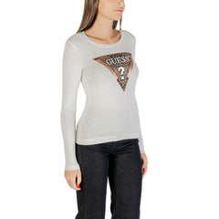 Cream Cotton Long Sleeve T-Shirt