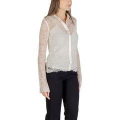 Beige Polyamide Blouse