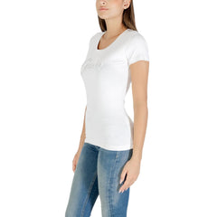 تي شيرت قطن أبيض