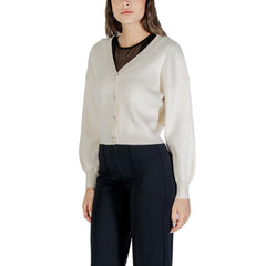 Cream Viscose Cardigan