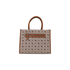 White Polyester Handbag