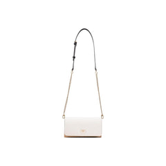 Beige Polyethylene Clutch Bag