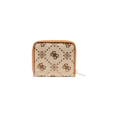 Beige Polyester Wallet