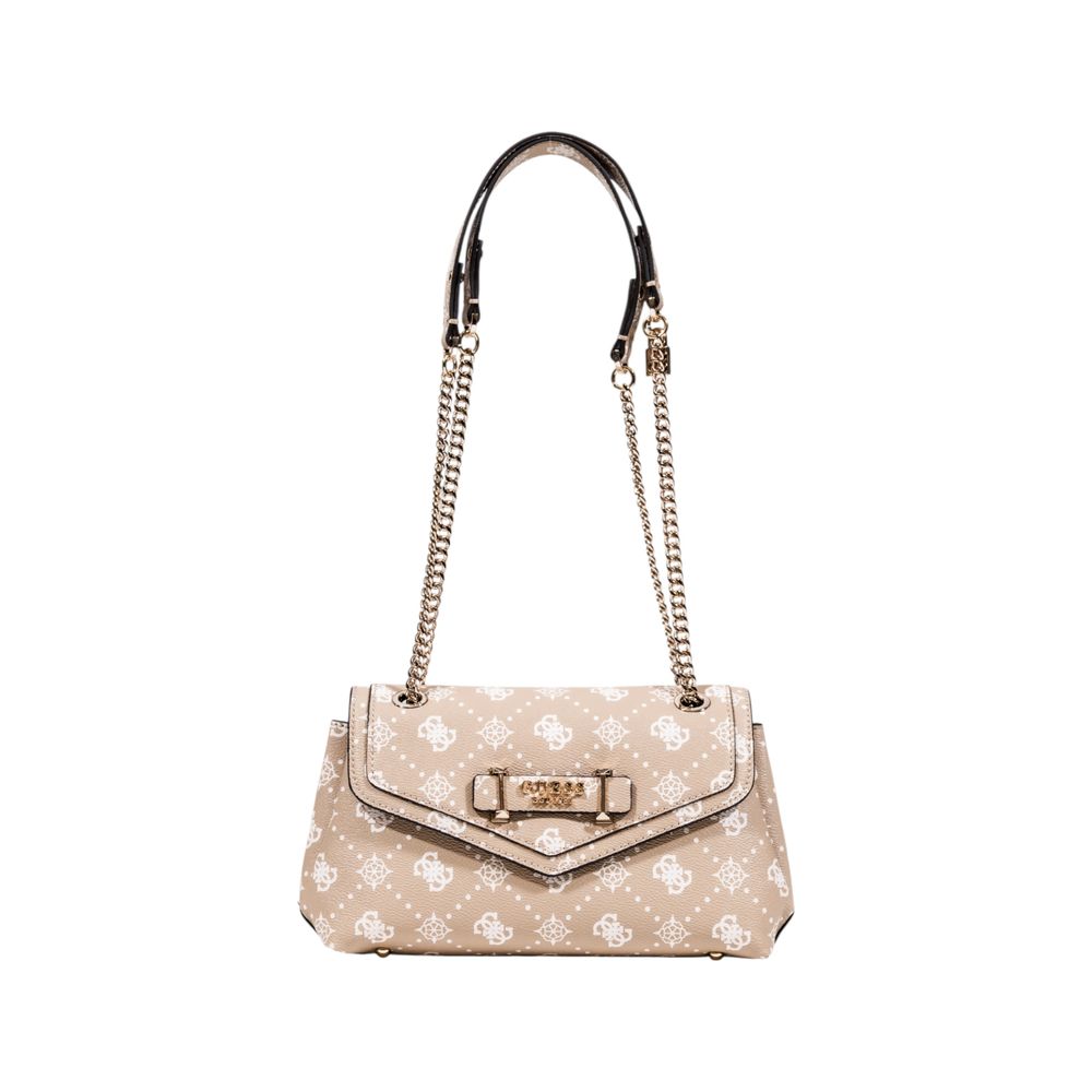 Beige Polyethylene Handbag