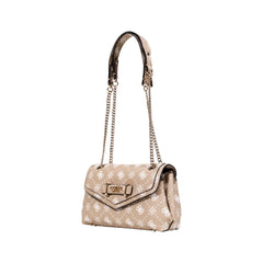 Beige Polyethylene Handbag