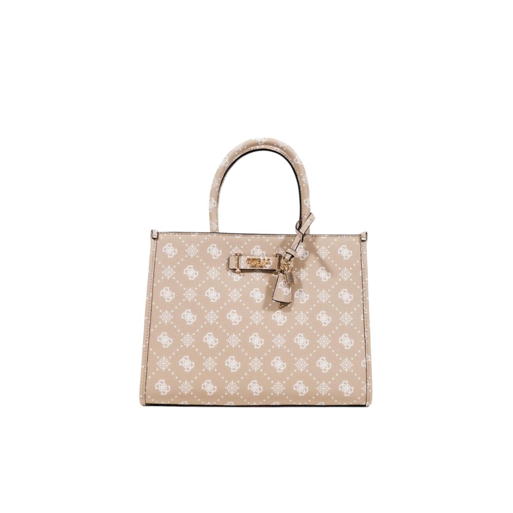 Beige Polyethylene Handbag